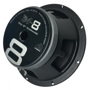 MA8 - 8" 150 Watt 8 Ohm Mid-Range Speaker (Lower SQ Frequencies)