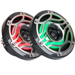 T65S - 6.5" 160 Watts Marine Coaxial LED Speakers (PAIR)