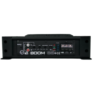 BOOM88 - 8" 200 Watts RMS Hideaway Under Seat Powered Subwoofer, Clip LED, Bass Boost, 180Âº Phase Shift