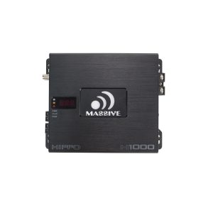 H1000 - 1050 Watt RMS @ 1 Ohm Mono Block Hippo Series Amplifier with Bass Remote