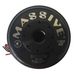 H122XR - 12" 3000 Watts RMS Dual 2 Ohm 4" V.C. Mega 70 Lbs. Subwoofer