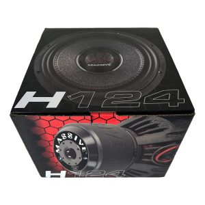H124 - 12" 1500 Watts RMS Dual 4 Ohm 3" V.C. Mega Subwoofer