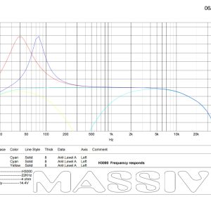 H3000 - 3000 Watts RMS @ 1 Ohm Mono Block Hippo Series Amplifier with Bass Remote