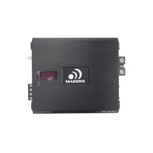 H5000 - 5000 Watt RMS @ 1 Ohm Mono Block Hippo Series Amplifier with Bass Remote