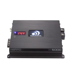 H5000 - 5000 Watt RMS @ 1 Ohm Mono Block Hippo Series Amplifier with Bass Remote