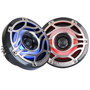 T65S - 6.5" 160 Watts Marine Coaxial LED Speakers (PAIR)